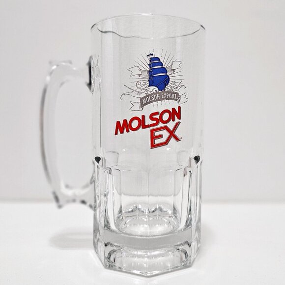 Molson Export Glass Beer Stein - Picture 1 of 10